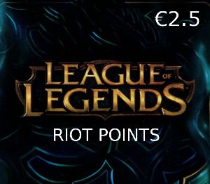 League of Legends 2.5 EUR Предоплаченная RP карта EU