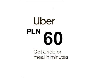 Uber PLN 60 Подарочная карта PL