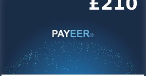 Rewarble Payeer GBP 210 Подарочная карта