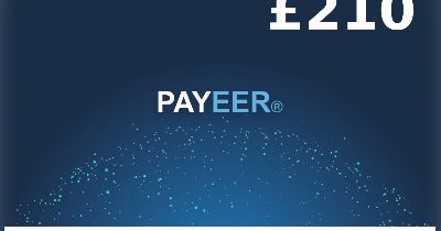 Rewarble Payeer GBP 210 Подарочная карта
