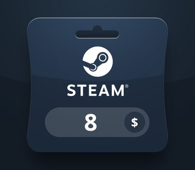 Steam Wallet USD 8 Подарочная карта LY