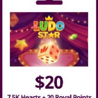 Ludo Star USD 20 Подарочная карта