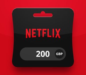 Netflix GBP 200 Подарочная карта UK