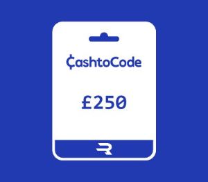 Rewarble CashtoCode GBP 250 Подарочная карта UK