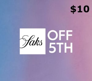 Saks OFF 5TH $10 Подарочная карта US