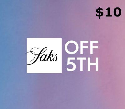 Saks OFF 5TH $10 Подарочная карта US