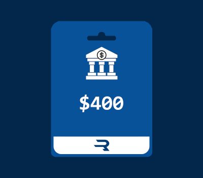Rewarble Bank Transfer USD 400 Подарочная карта