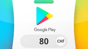 Google Play CHF 80 Подарочная карта CH