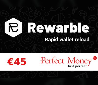 Rewarble Perfect Money EUR 45 Подарочная карта
