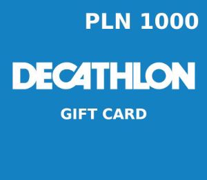 Decathlon 1000 PLN Подарочная карта PL