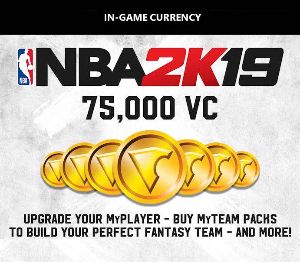 NBA 2K19 - 75,000 VC Pack DLC XBOX One Ключ