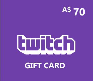 Twitch AUD 70 Подарочная карта AU