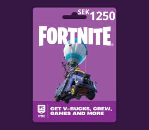 Fortnite SEK 1250 PC Epic Games Подарочная карта SE