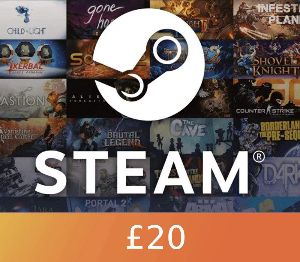 Steam Подарок Карта £20 UK Код активации