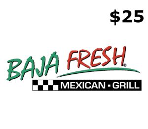 Baja Fresh $25 Подарочная карта US