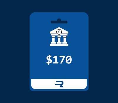 Rewarble Bank Transfer USD 170 Подарочная карта