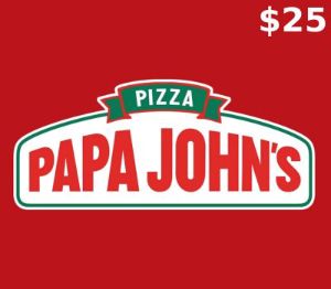 Papa John's $25 Подарочная карта US