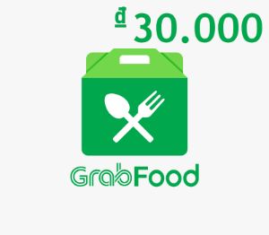 Grab Food VND 30000 Подарочная карта VN