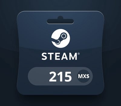 Steam Wallet MXN 215 Подарочная карта MX