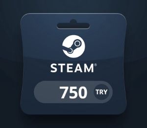 Steam Wallet TRY 750 Подарочная карта TR