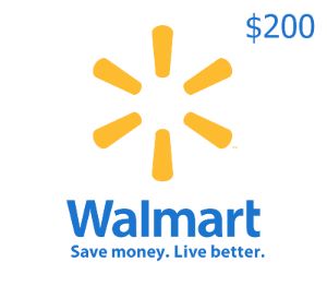 Walmart USD 200 Подарочная карта US
