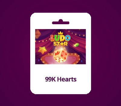 Ludo Star 99K Hearts Подарочная карта