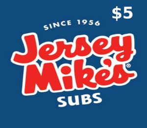 Jersey Mike's USD 5 Подарочная карта US