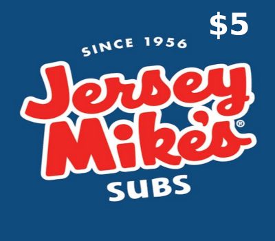 Jersey Mike's USD 5 Подарочная карта US