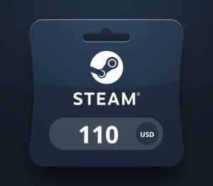 Steam Wallet USD 110 Подарочная карта BZ
