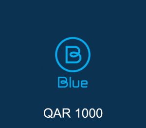 Blue Prepaid QAR 1000 Подарочная карта QA