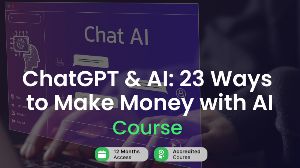 ChatGPT & AI: 23 Ways to Make Money with AI Alpha Academy Code