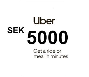 Uber SEK 5000 Подарочная карта SE