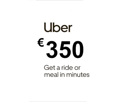 Uber EUR 350 Подарочная карта ES
