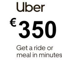 Uber EUR 350 Подарочная карта ES