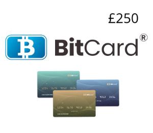 BitCard £250 Подарочная карта UK