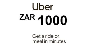 Uber 1000 ZAR Подарочная карта