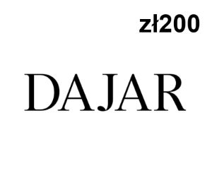 DAJAR PLN 200 Подарочная карта PL