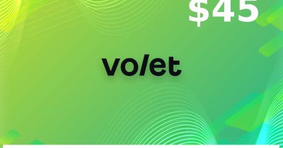 Rewarble Volet USD 45 Подарочная карта