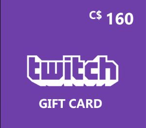 Twitch CAD 160 Подарочная карта CA