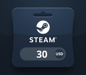 Steam Wallet USD 30 Подарочная карта BH