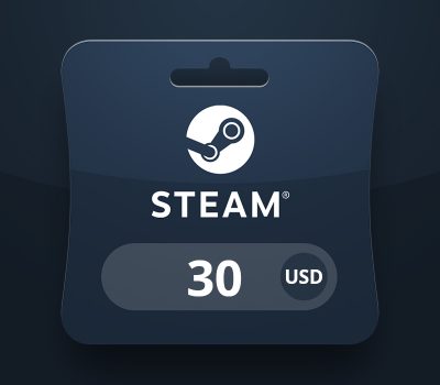 Steam Wallet USD 30 Подарочная карта BH