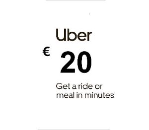 Uber €20 Подарочная карта