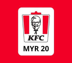 KFC MYR 20 Подарочная карта MY