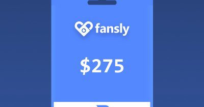 Rewarble Fansly USD 275 Подарочная карта
