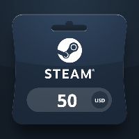 Steam Wallet USD 50 Подарочная карта MD