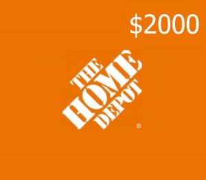The Home Depot $2000 Подарочная карта US