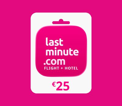 Lastminute.com Flight + Hotels EUR 25 Подарочная карта DE