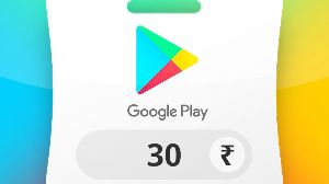 Google Play INR 30 Подарочная карта IN