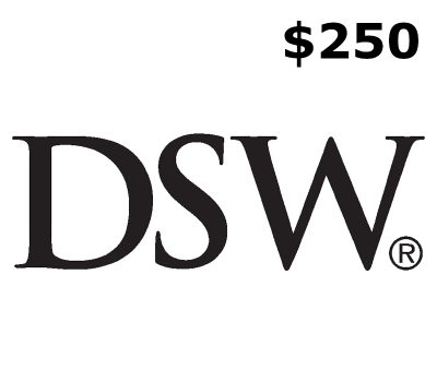DSW $250 Подарочная карта US