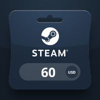 Steam Wallet USD 60 Подарочная карта GY